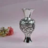 Aurika Crest Silver Vase