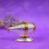 Divya Shankh - Gold Tinted Silver Decoartive Shankh