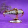 Divya Shankh - Gold Tinted Silver Decoartive Shankh