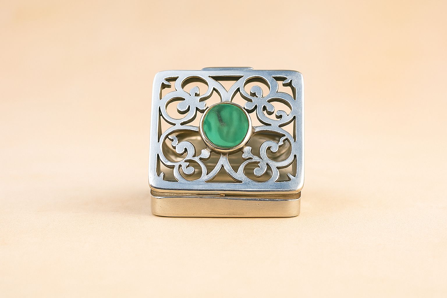 Shringarika Pushpa Silver Box 1