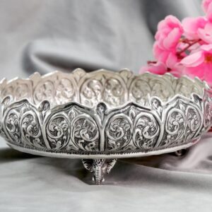 Aurumé Lotus Vine Silver Urli