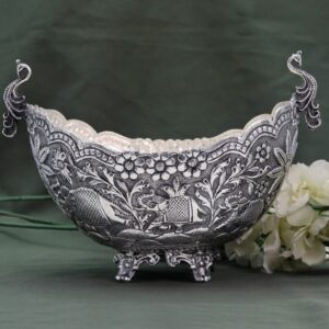 Aurumé Mayura Blossom Silver Bowl