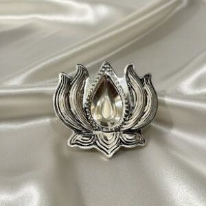Aurumé Silver Lotus Diya